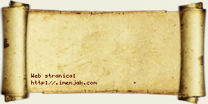 Jelena Kuzmanović vizit kartica